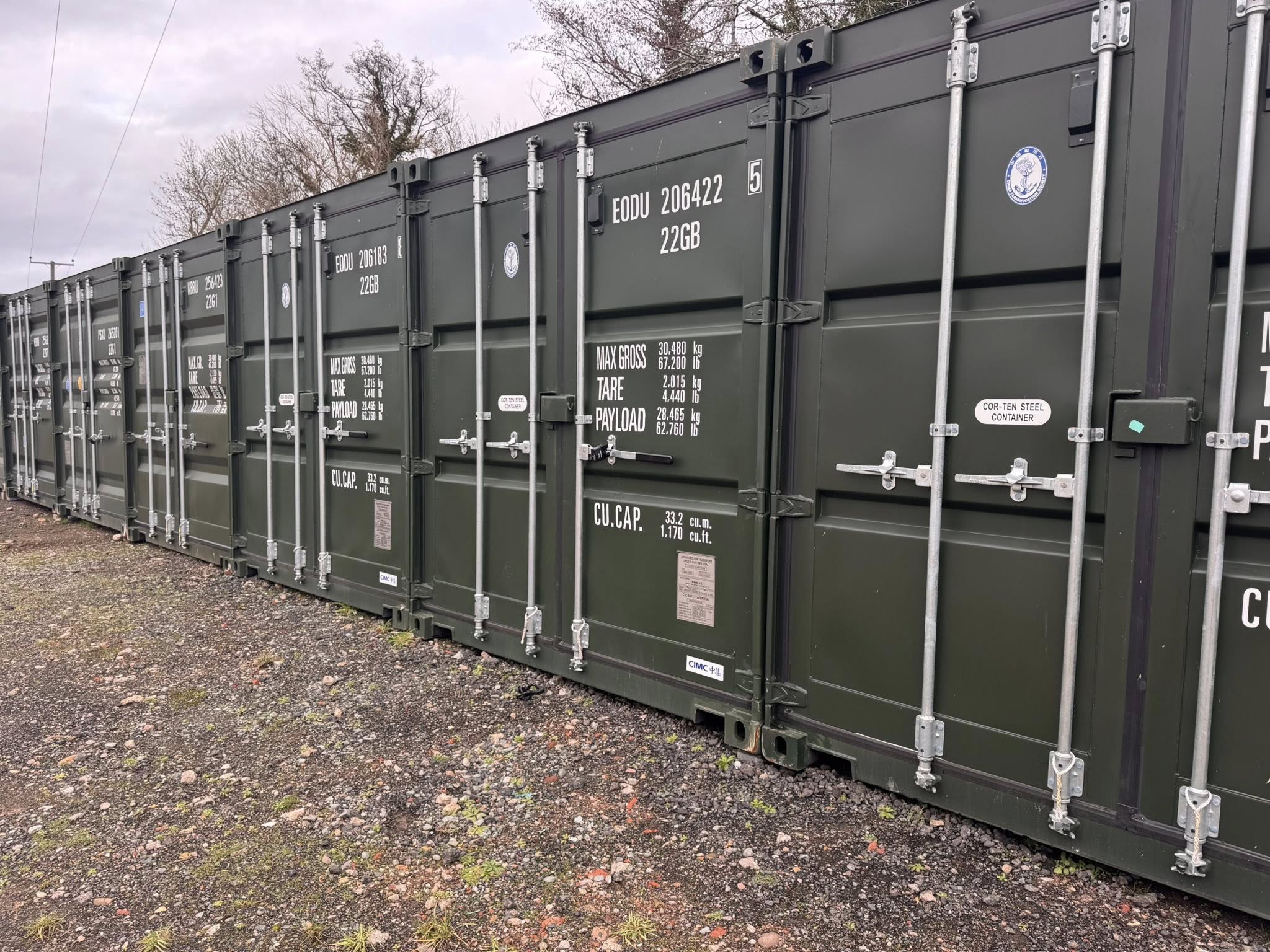 Storage containers to rent in Worcester